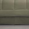 King Size Comforter Set 8 Piece Bed in a Bag with Bed Skirt, Fitted Sheet, Flat Sheet, 2 Pillowcases, 2 Pillow Shams, King, Dobby Sage view 3