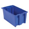 QUANTUM STORAGE SYSTEMS, SNT185BL Stack And Nest Shipping Container No Lid 18x11x9, Blue, Lot of 6 view 1