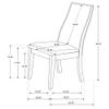 Coaster Home Furnishings - Spring Creek - Wood & Fabric - Armless Dining Chairs with Upholstered Backrest Design - Home Kitchen & Dining Room - Set of 2 - Taupe - 106583 view 3
