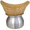 YANEE Sticky rice pot set cooker original classic style also the method that is still in use in Thailand 1 set consist of Aluminum pot size 9 x 9 inch and Bamboo basket size 13 x 17.inch view 1