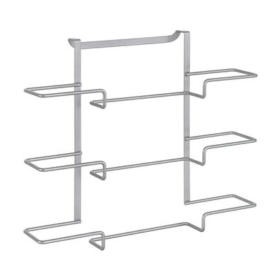 Metaltex Galileo-Triple Roll Hanger, Carton, Metallic Grey, 36x9x30 cm