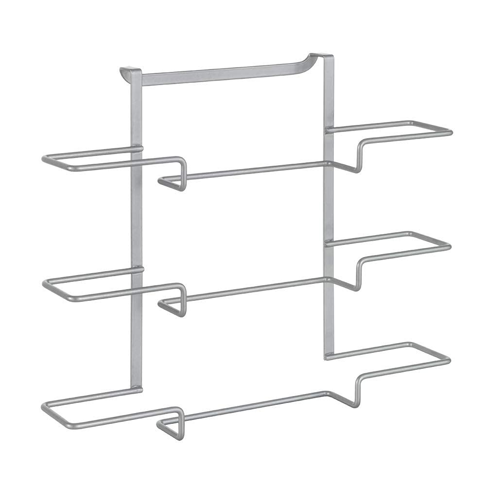 Metaltex Galileo-Triple Roll Hanger, Carton, Metallic Grey, 36x9x30 cm