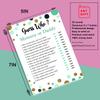 25 Guess Who Mommy or Daddy Fun Baby Shower Game Idea For Girl or Boy Cute Gold Gender Neutral Party, Funny Activity Questions at Gender Reveal Bundle, Party Activities Supplies For Kids, Mom, Dad view 4