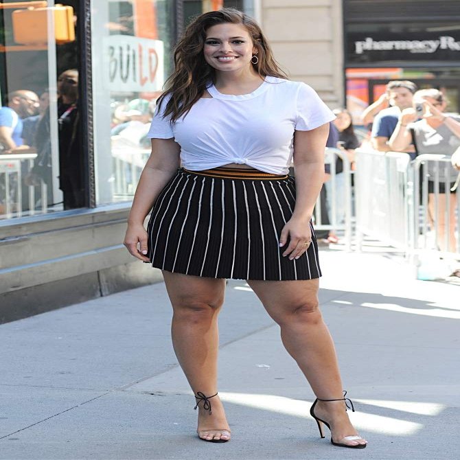 Posterazzi Ashley Graham Out and About for Celebrity Candids - Wed New York Ny July 26 2017. Photo by Kristin CallahanEverett Collection Celebrity (8 x 10)