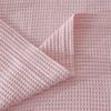100% Cotton Pink Blanket Full/Queen Size for Bed - Breathable and Soft, Waffle Weave for Summer Spring, 90x90 Inches (Blush) view 4