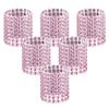 Accmor 50pcs Napkin Rings, Pink Napkin Rings Buckles for Table Decorations, Wedding, Dinner, Party, DIY Decoration view 1