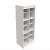 ClosetMaid Modular Storage Shelf Unit with 12 Adjustable Shelves & Dividers, White view 4