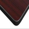 Regency Via Rectangular Training Table, 48" x 24", Mahogany/Grey view 3
