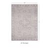 Linon Emerald Brecken Ivory/Thistle 3'3" X 5' view 3