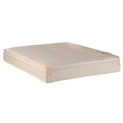 Dream Solutions USA Comfort Pedic Extra Firm (Eurotop) PillowTop Mattress Only with Mattress Cover Protector Included - Fully Assembled, Innerspring coils, Longlasting Comfort (Full 54"x75"x11")