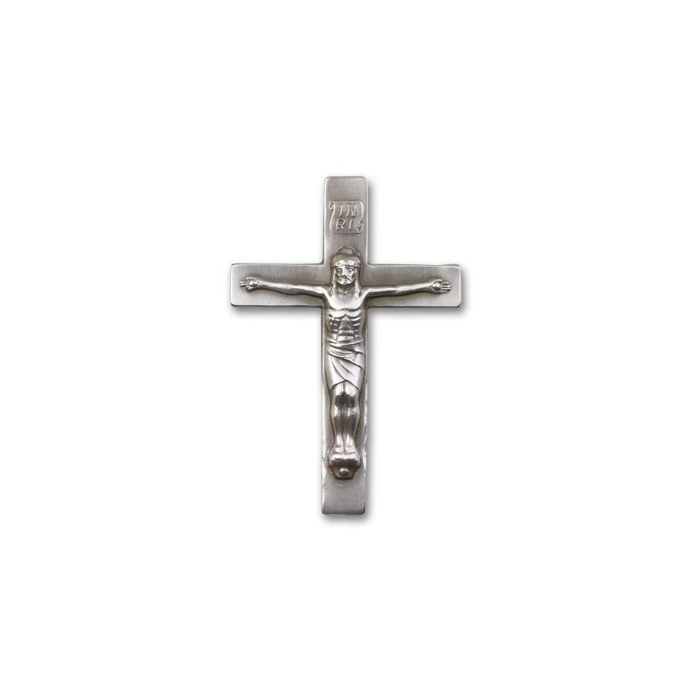 DiamondJewelryNY Antique Finish Crucifix Visor Clip