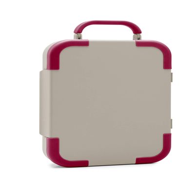 Gather Lunch Box - Warm Gray and Plum