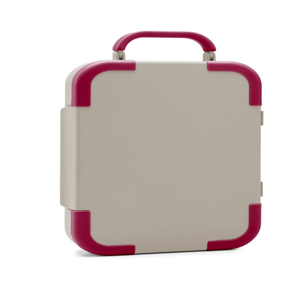 Gather Lunch Box - Warm Gray and Plum