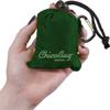 ChicoBag Original Compact Reusable Grocery Bag w/Attached Pouch and Carabiner Clip | Perfect for Shopping, Travel, Organization | Eco-Conscious Packable Tote | Fairway (Pack of 4) view 3