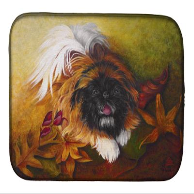 Caroline's Treasures MH1046DDM Pekingese Boogie Dish Drying Mat Absorbent Dish Drying Mat Pad for Kitchen Counter Dish Drainer Mat for Countertop, 14 x 21", Multicolor