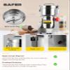 CGOLDENWALL 700g Electric Grain Grinder Mill Safety Upgraded 2400W High-speed Spice Herb Grinder Commercial Superfine Grinding Machine Dry Cereals Pulverizer CE 110V (700g Swing Type) view 3