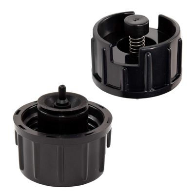 HQRP 2-Pack Bottle Valve Cap Compatible with Bemis Essick Air AirCare 4D6-800, 4D7-300, 4D7-800, 4DTS 300, 4DTS 400, 4DTS 900 Console Humidifiers, Part 1980 1B5060000 Replacement