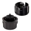 HQRP 2-Pack Bottle Valve Cap Compatible with Bemis Essick Air AirCare 4D6-800, 4D7-300, 4D7-800, 4DTS 300, 4DTS 400, 4DTS 900 Console Humidifiers, Part 1980 1B5060000 Replacement view 1