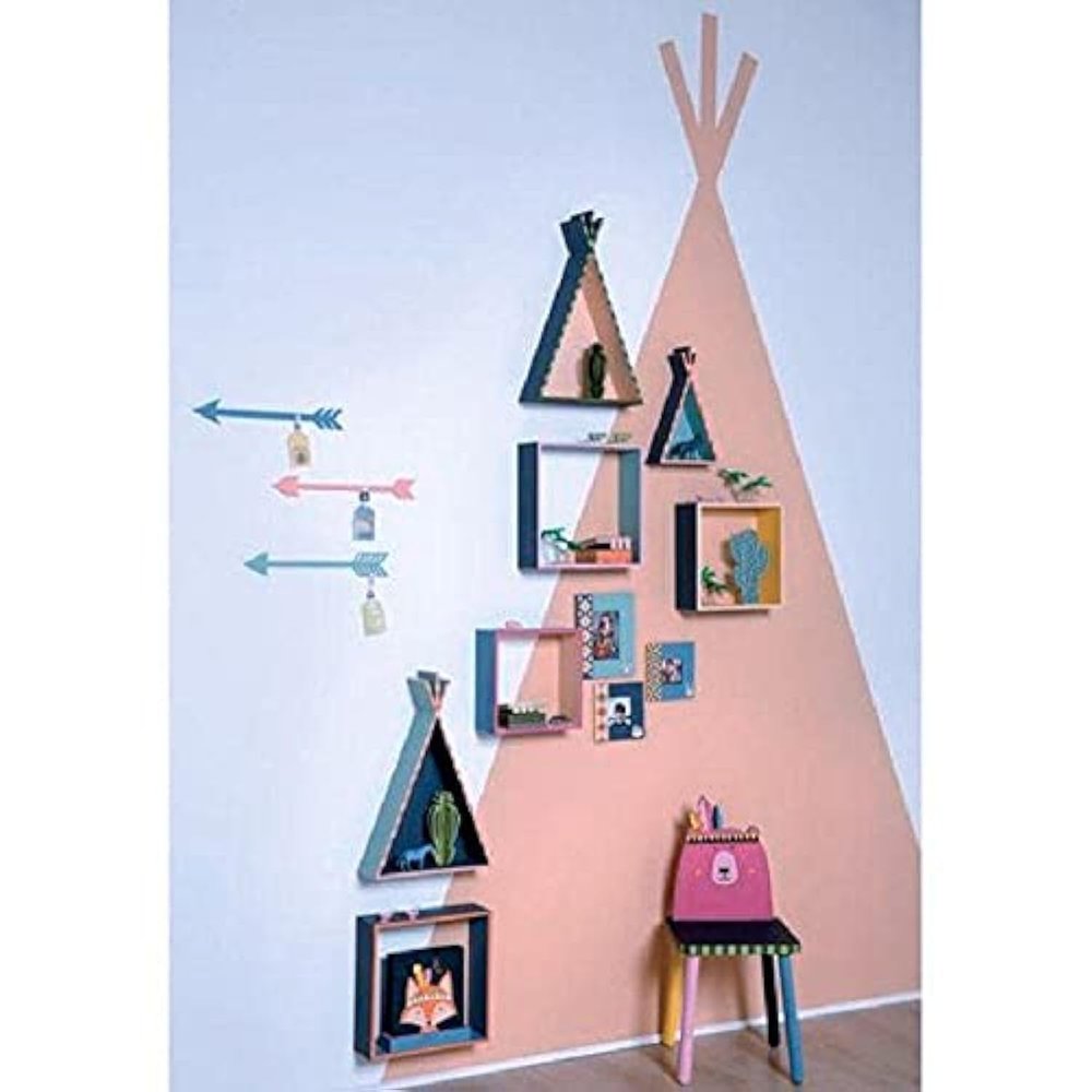 Artemio Large Teepee Shelf to Decorate 45 cm