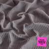 100% Cotton Dark Grey Blanket Full/Queen Size for Bed - Breathable and Soft, Waffle Weave for Summer Spring, 90x90 Inches view 2