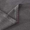 100% Cotton Dark Grey Blanket Full/Queen Size for Bed - Breathable and Soft, Waffle Weave for Summer Spring, 90x90 Inches view 4