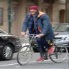 Posterazzi Poster Print Will Smith Riding A Bicycle Shoot for Collateral Beauty Filming On Location New York Ny March 31 2016. Photo by Kristin CallahanEverett Collection Celebrity (8 x 10) view 1