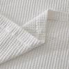 100% Cotton White Blanket Twin Size for Bed - Breathable and Soft, Waffle Weave for Summer Spring, 90x66 Inches view 4
