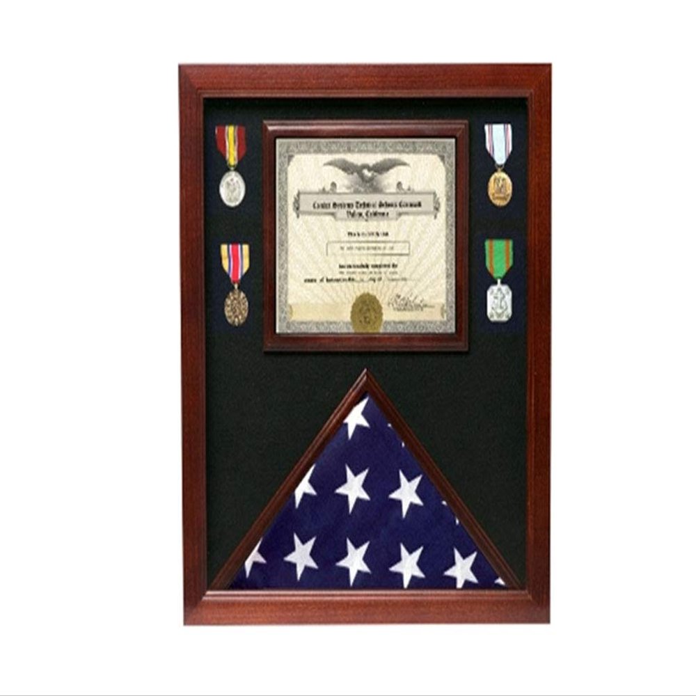 flag connections Police Medal and Flag Display Case