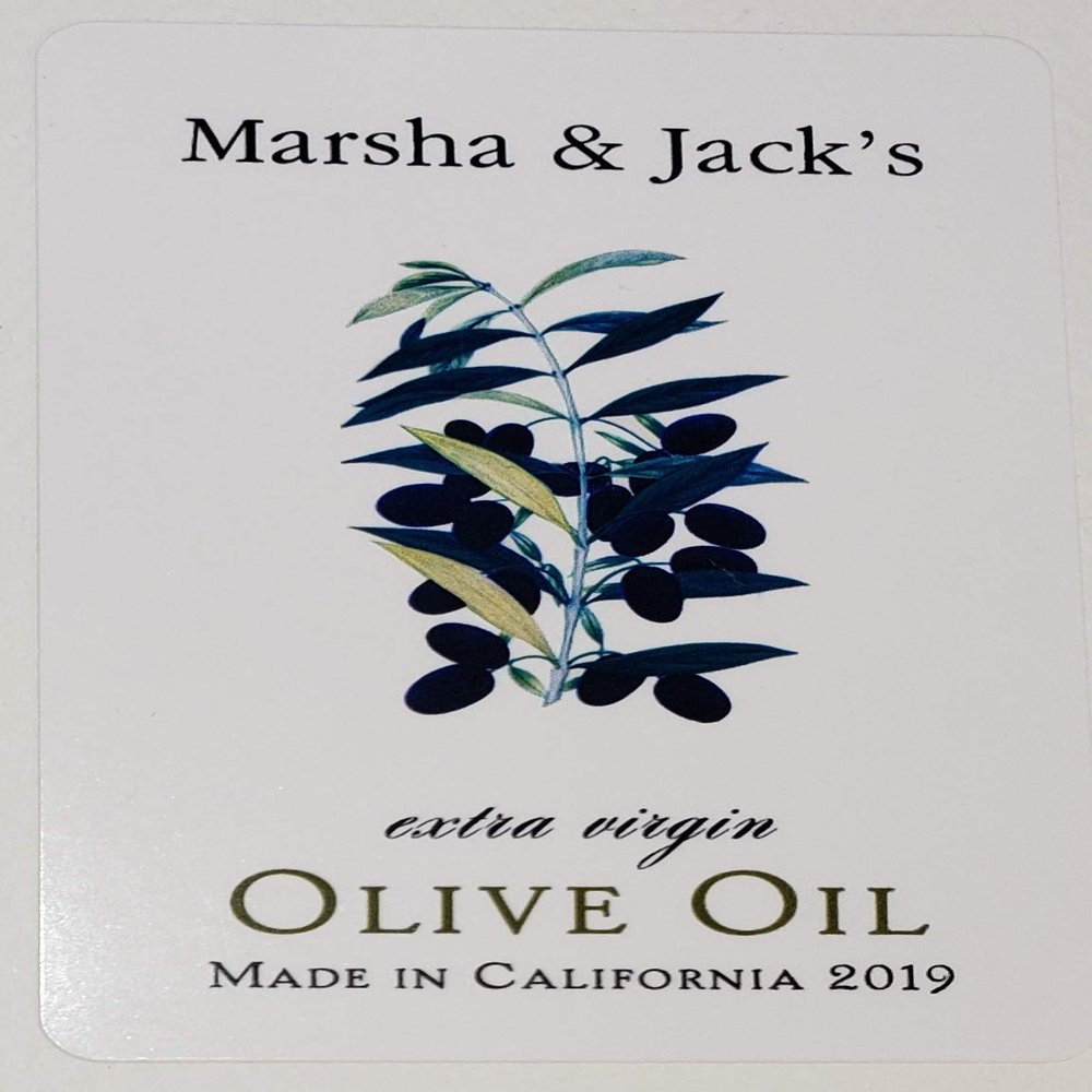 PERSONALIZED OLIVE OIL LABELS - SIZE: 3" High X 2" Wide (12)