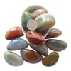 ACEVER Carnelian Banded Agate Gemstone Rock Moonstone Tumblestone Polished Pebble Stones (Size-Color-11) view 1