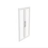 ClosetMaid Modular Storage Pair Set, 2 Glass Pane Doors, Wood Closet Organizer Shaker Style, Add On Accessory for Shelf Units, White, 34.88" H x 21.02" W x 1.81" D view 1