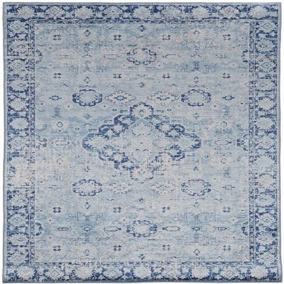 Linon Emerald Klein Blue & Ivory 5x7 Canton Blue/Ivory