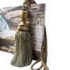 1 Pair Curtain Decorative Bandage Tassels Curtain Tiebacks Creative Curtain Rope Holdbacks (Green) view 1