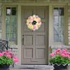 Admired by Nature ABN1W001-NTRL Artificial Wreath, Pink Peony view 3