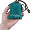 ChicoBag Original Compact Reusable Grocery Bag w/Attached Pouch and Carabiner Clip | Perfect for Shopping, Travel, Organization | Eco-Conscious Packable Tote | Aqua (Pack of 4) view 3