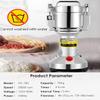 CGOLDENWALL Safety Upgraded Electric Grain Grinder Mill High-speed Dry Spice Herb Mill Grinding Machine with 2400W Commercial Motor Overload Protection CE 110V (700g Hand-held Type) view 3