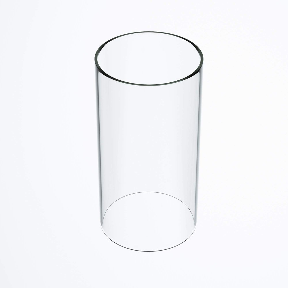 TLLAMP Large Size Hurricane Candle Holder Glass, Glass Cylinder Open Both Ends, Open Ended Hurricane, Glass Lamp Shade Replacement Diameter is 5.5" Height is 7" Multiple Specifications