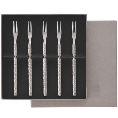 Asahi TW-9 Pick Fork, Titanium, 5.0 inches (126 mm), Set of 5, Mist