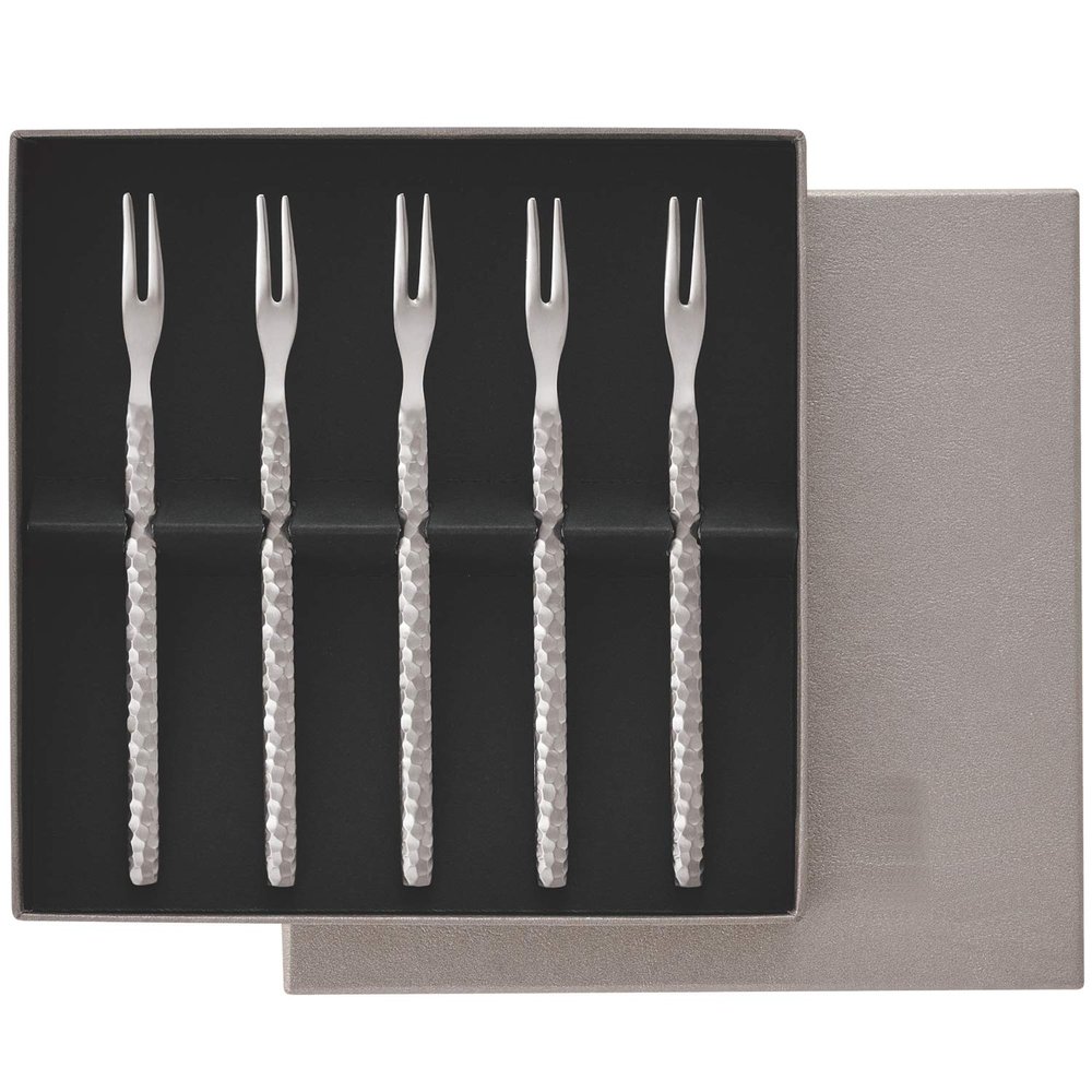Asahi TW-9 Pick Fork, Titanium, 5.0 inches (126 mm), Set of 5, Mist