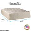 Dream Solutions USA Highlight Luxury Firm Queen Size Mattress Only with Mattress Cover Protector Included - Fully Assembled, Innerspring Coils, Premium Edge Guards, Longlasting Comfort view 2