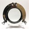 Marine Nautical Store 12" Canal Boat Porthole Window Silver Nickel Door Window Glass Porthole Home Decor view 2