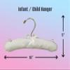 Acid-Free Muslin Hanger | Baby | Child | Cotton Batting | Set of 8 view 3