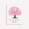 16x20 Custom Canvas Best Teachers Gift, Personalized Gift for Teacher, A Handcrafted Gift for Your Teacher with Cherry Blossom Tree with A Warm Message, 1096 view 2