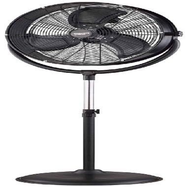 Powerzone Fes50-t2 High Velocity Floor Fan With Drum/stand, 3 Speed