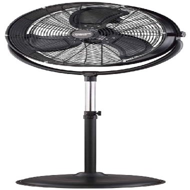 Powerzone Fes50-t2 High Velocity Floor Fan With Drum/stand, 3 Speed