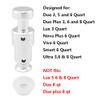 Alamic Replacement Float Valve for Instant Pot Duo 3, 5, 6 Qt, Duo Plus 3, 6 Qt, Ultra 3, 6, 8 Qt, Lux 3 Qt - 6 Pack view 2