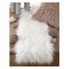 Tablecloth Center Ivory Color 100% Acrylic Faux Mongolian Fur Table Runner, 16"x72" Rectangular - (1 Piece). view 3