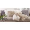 Tablecloth Center Ivory Color 100% Acrylic Faux Mongolian Fur Table Runner, 16"x72" Rectangular - (1 Piece). view 4