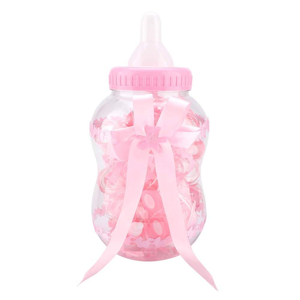 Fdit Cute Baby Shower Decor Bottles (One Big Bottle and Thirty Small Bottles)()