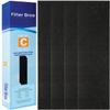 Filter Bros Carbon Filter C 4Pack Replacement Fits GermGuardian FLT28CB4 AC5250PT view 1